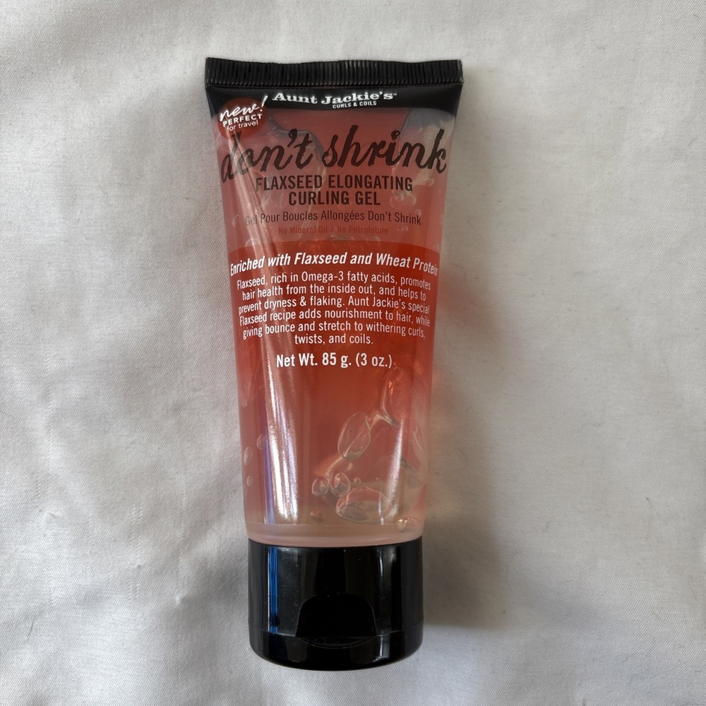 Aunt Jackie's Don't Shrink Flaxseed Curling Gel .85 G/ 3 oz SEALED